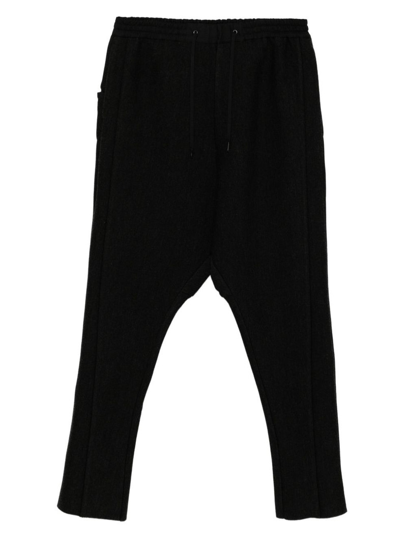 panelled drop-crotch trousers 1
