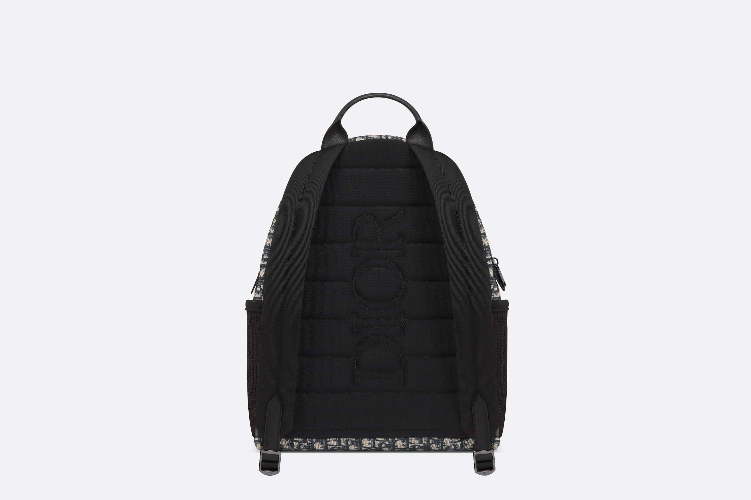 【無料郵送/関税込/正規品】 Dior Small Dior Backpack Black Su Small Dior Caro Backpack Black Macrocannage Lambskin | DIOR