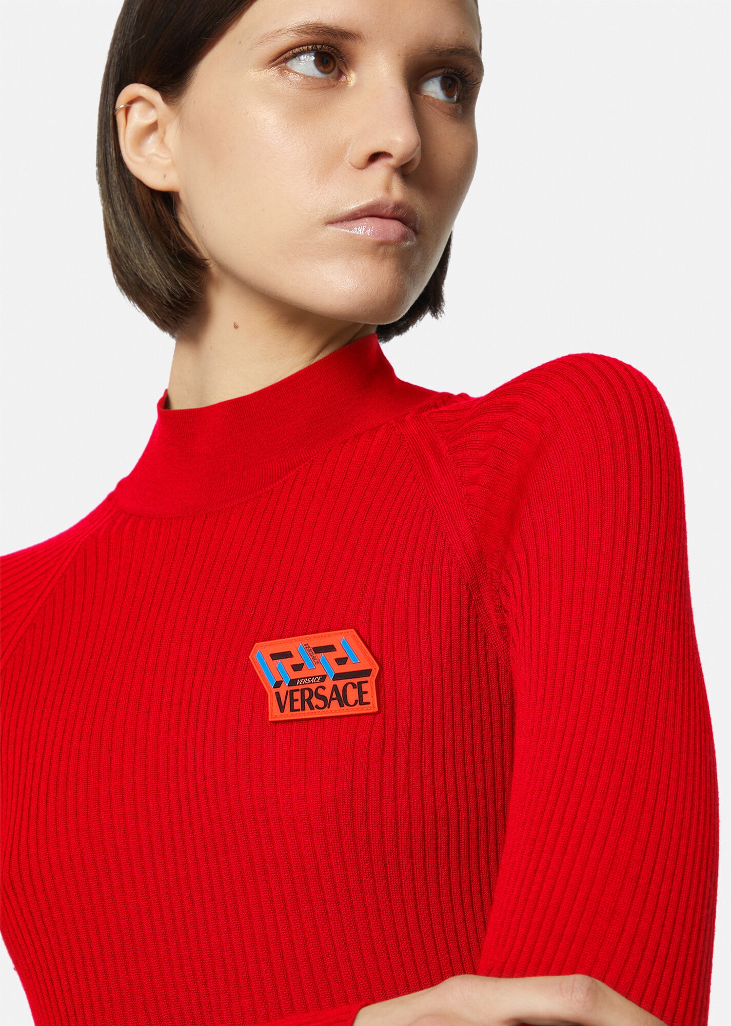 La Greca Accent Wool Sweater - 4