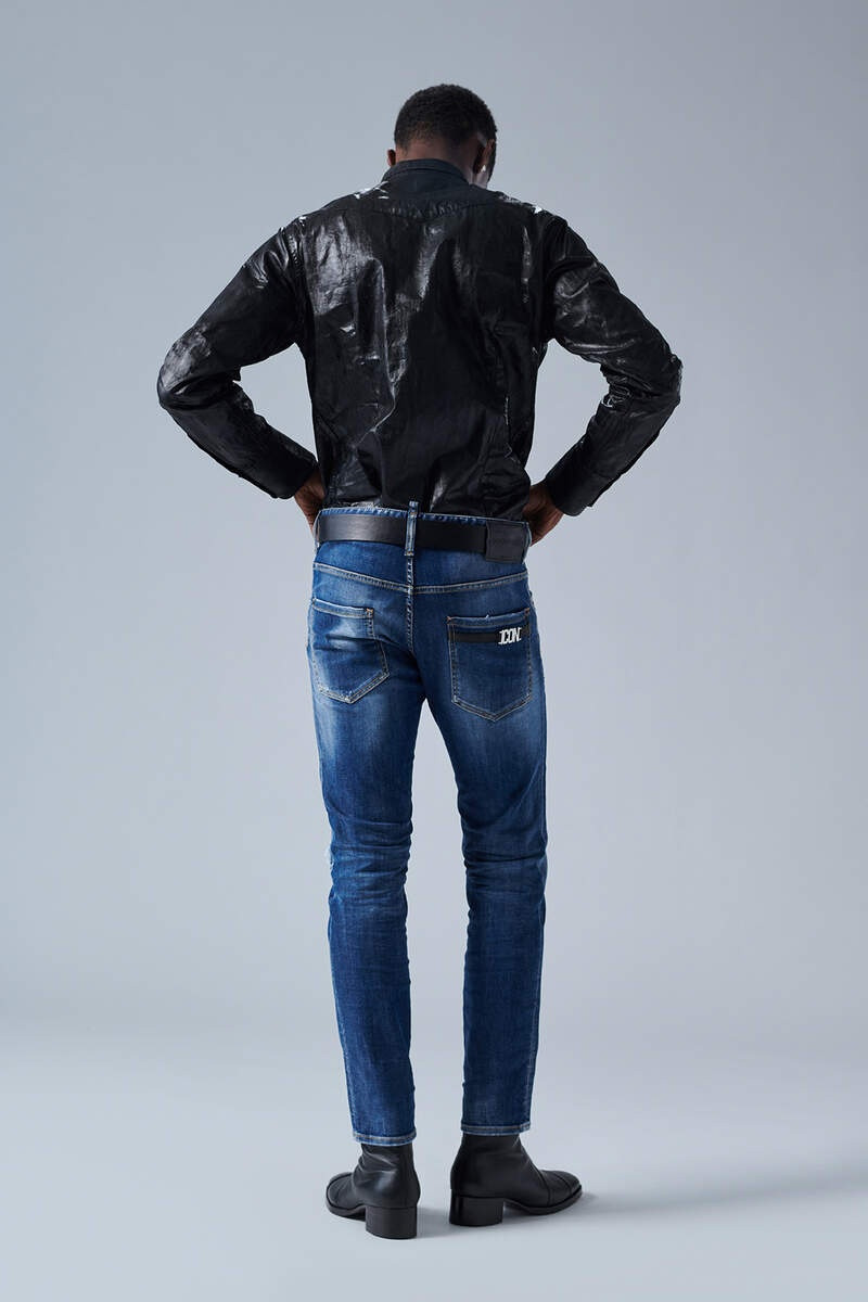 DSQUARED2 ICON DARK WASH SKATER JEANS outlook