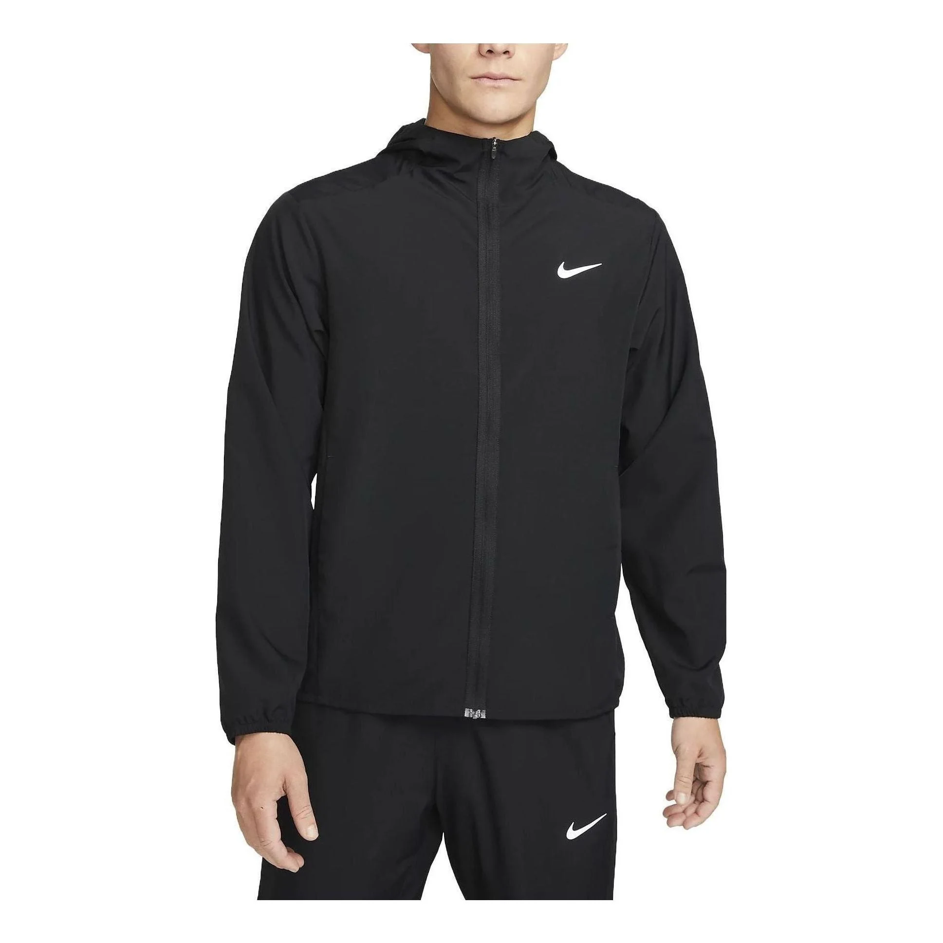 Nike Dri-Fit Foam Woven Hoody Jacket 'Black' FB7483-010 - 1