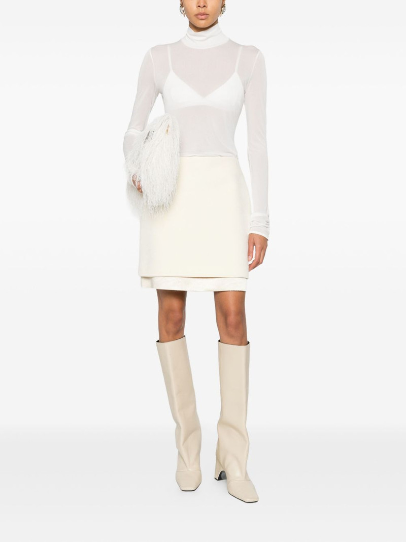 Jil Sander layered mini skirt outlook