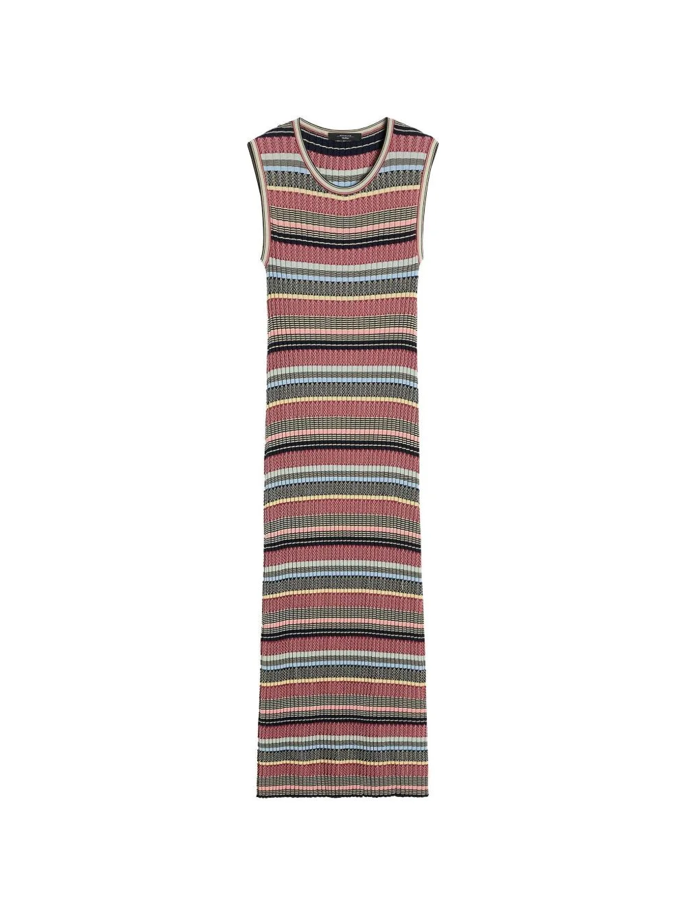 striped midi dress - 1