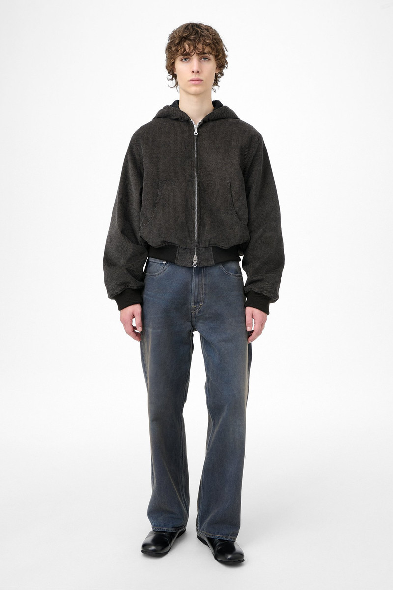 Our Legacy Bank Jacket Dark Brown Twill Cord outlook