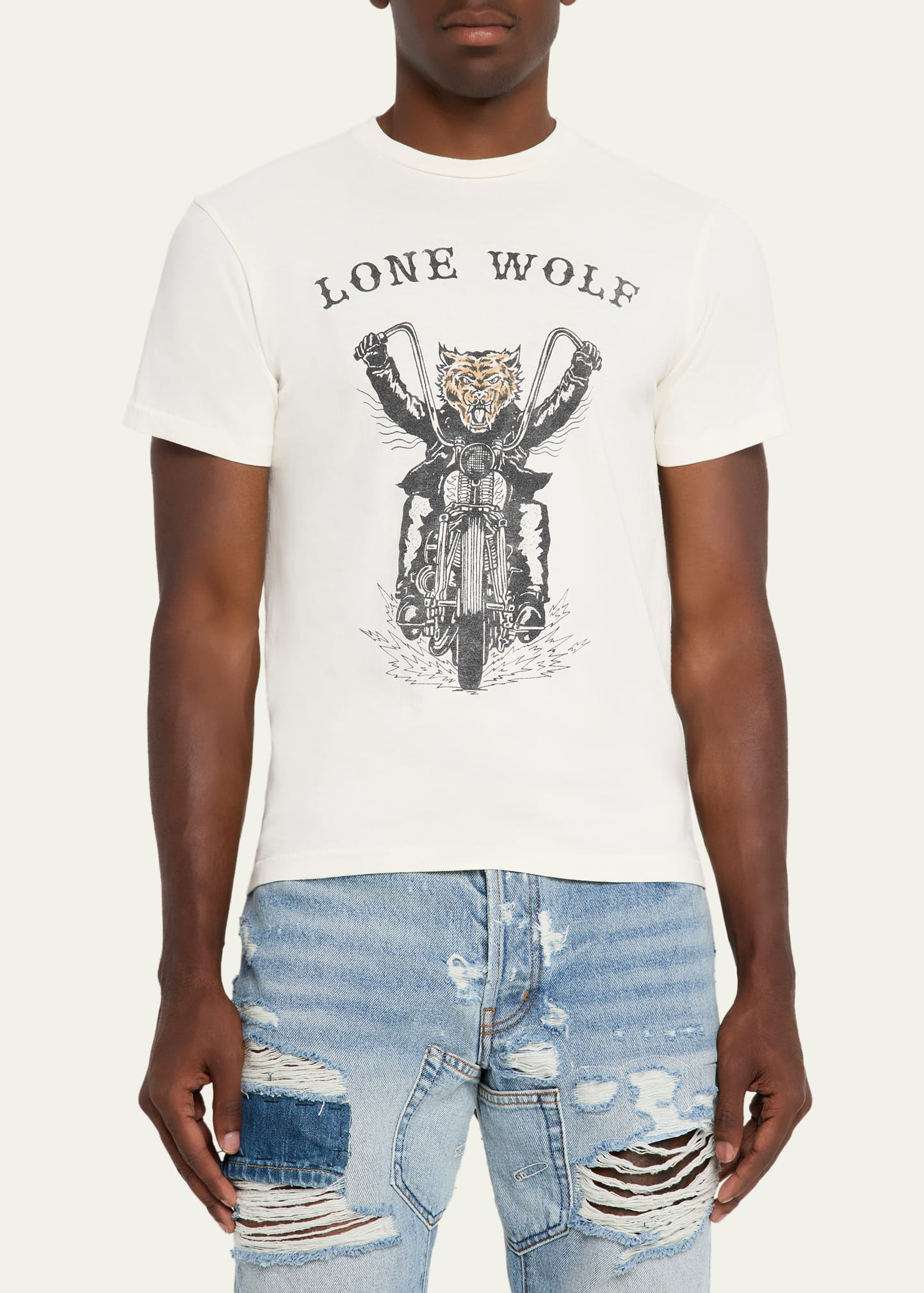 Men's Lone Wolf Relaxed-Fit Graphic T-Shirt - 4