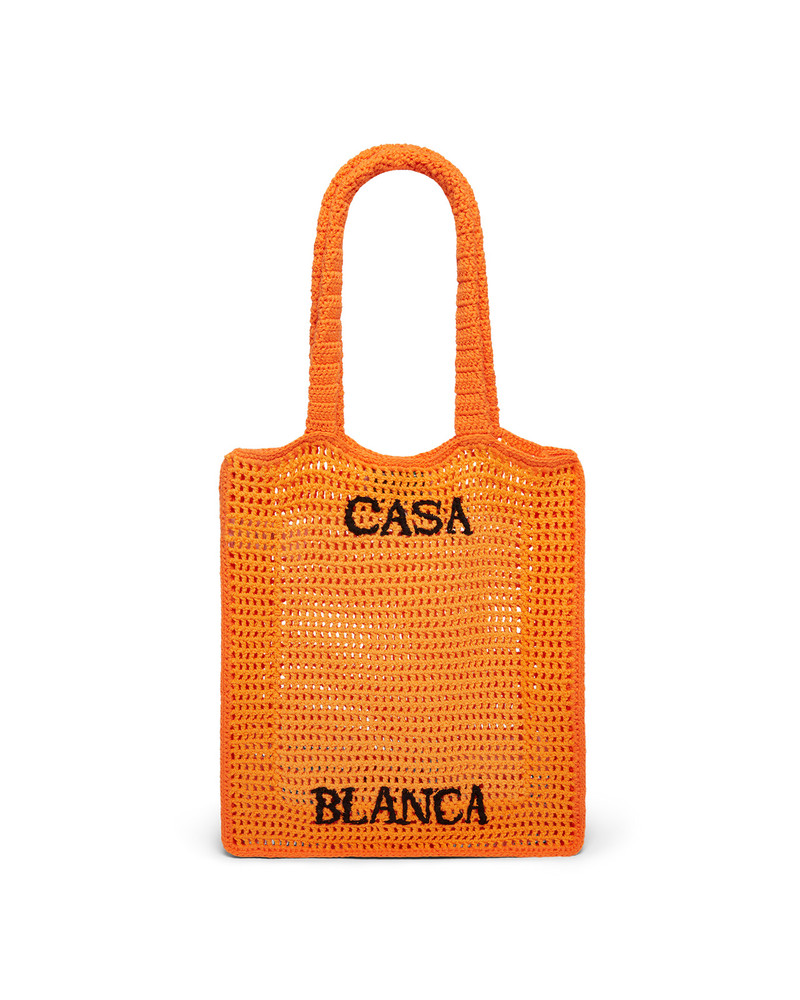 Orange Gradient Crochet Brand Bag | Casablanca Paris 1