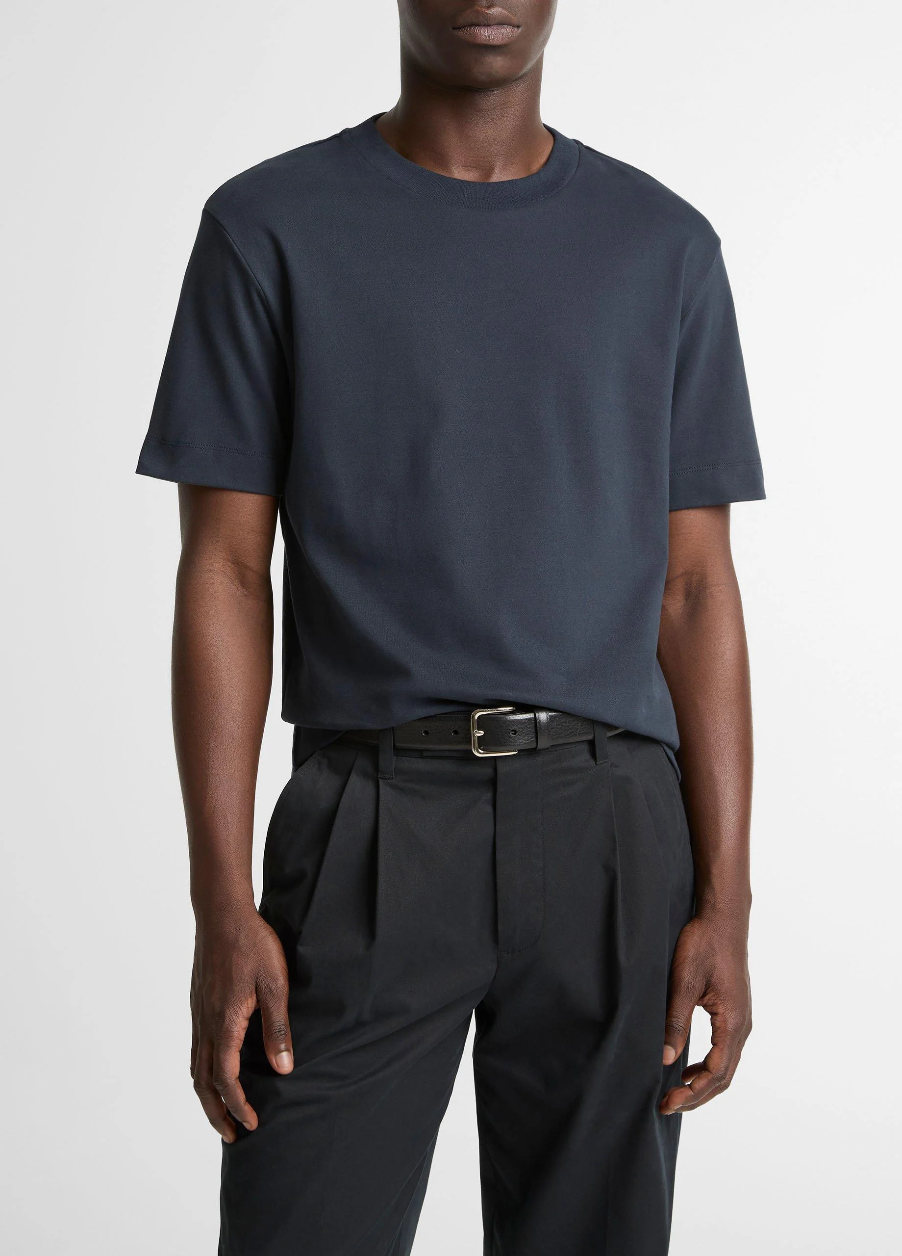 Peached Cotton Jersey T-Shirt - 1