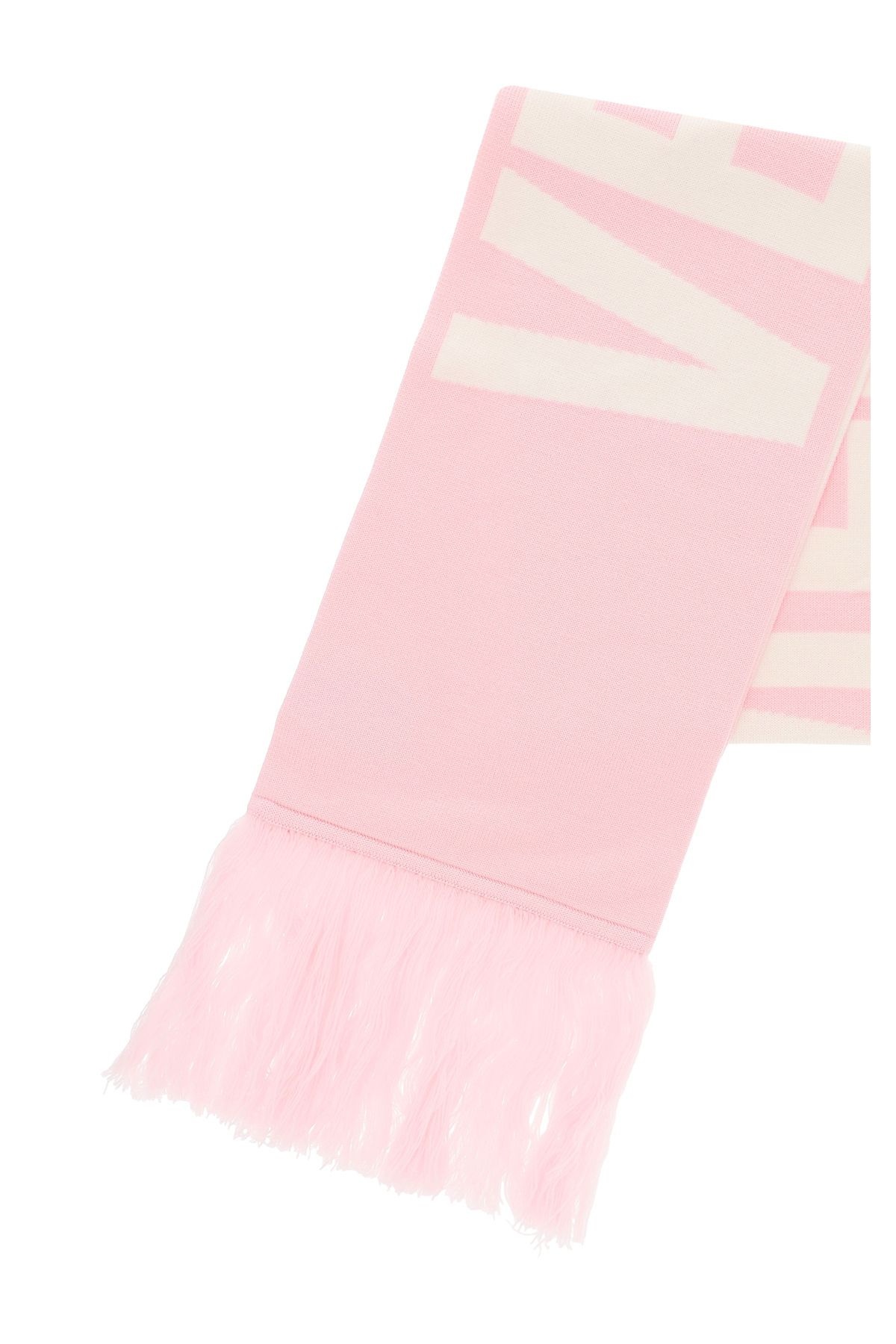 REVERSIBLE SCARF WITH MAXI LOGO - 3