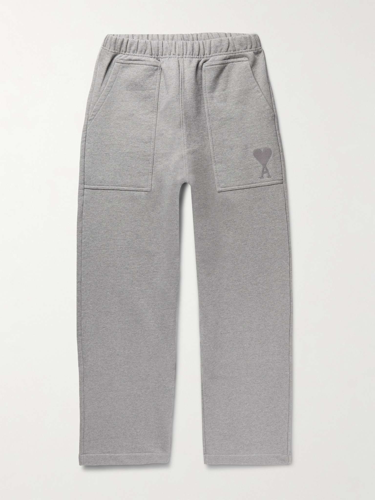 Logo-Embroidered Cotton-Jersey Sweatpants - 1