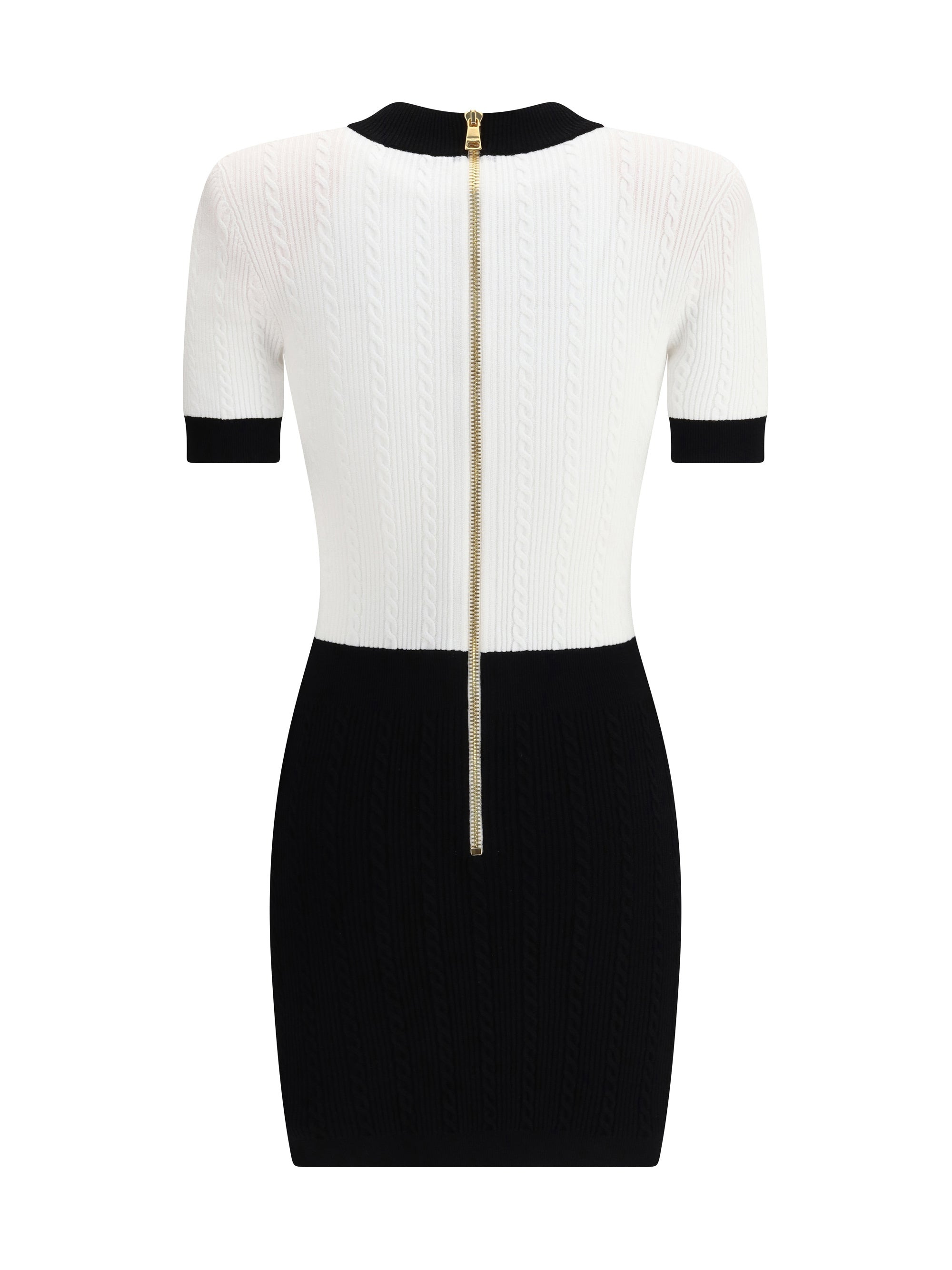 Balmain Women Braided Pattern Midi Dress - 2