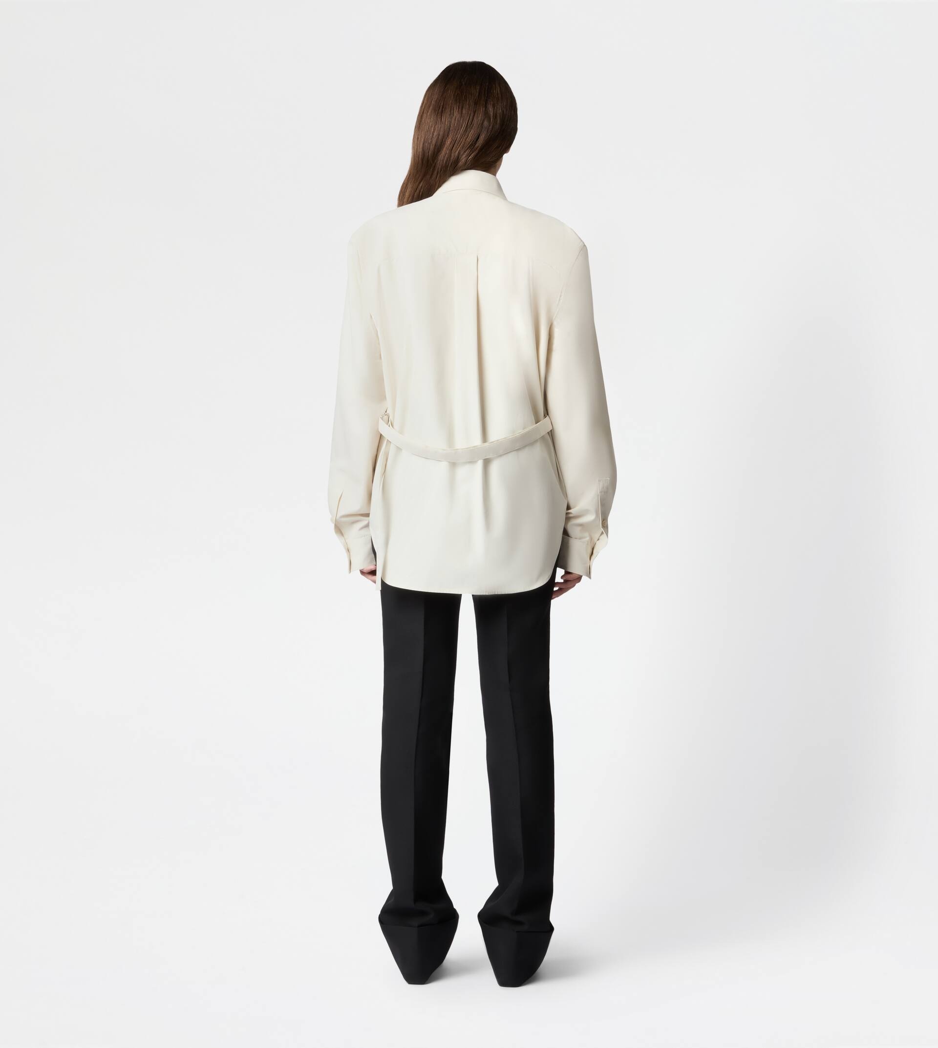 SHIRT IN POPLIN - WHITE - 3