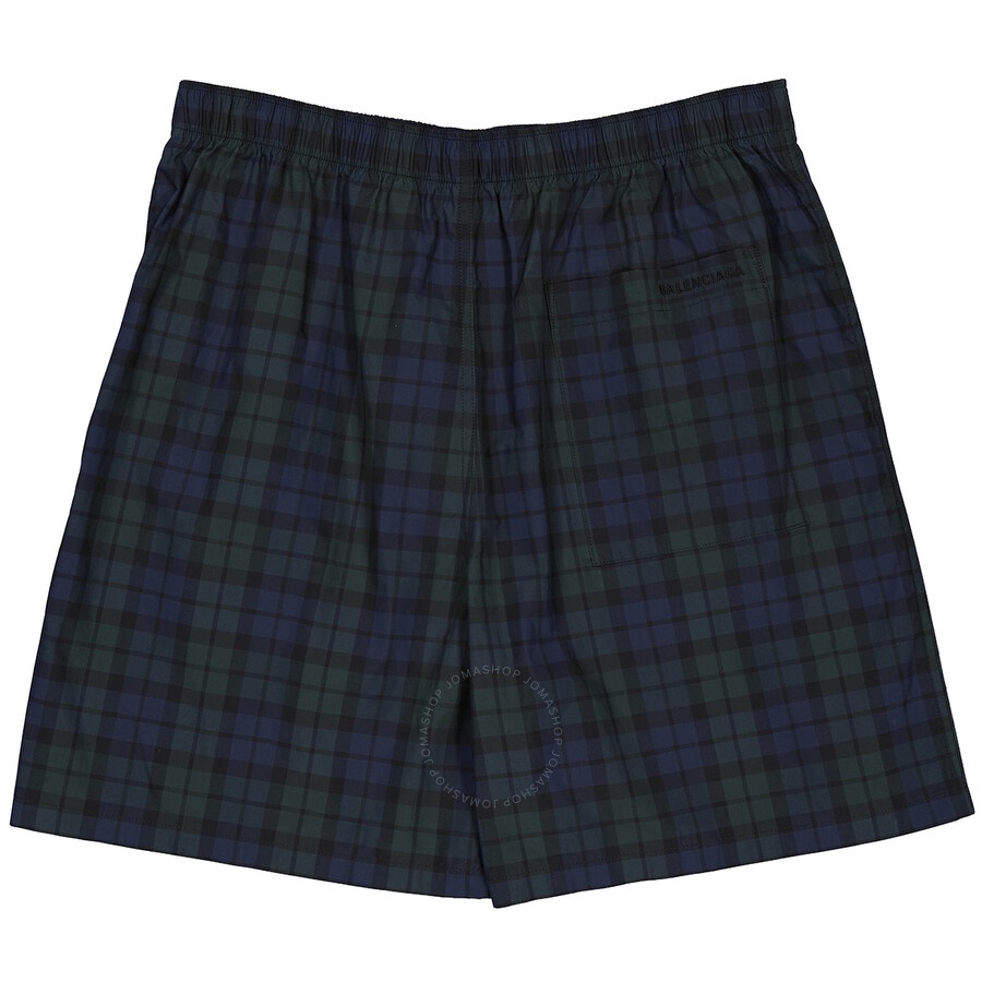 Balenciaga Men's Parisian Check Cotton-blend Shorts - 5