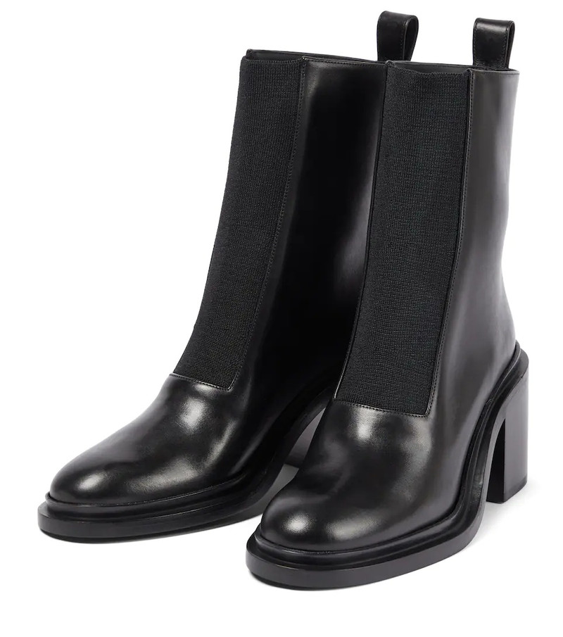 Leather ankle boots 5