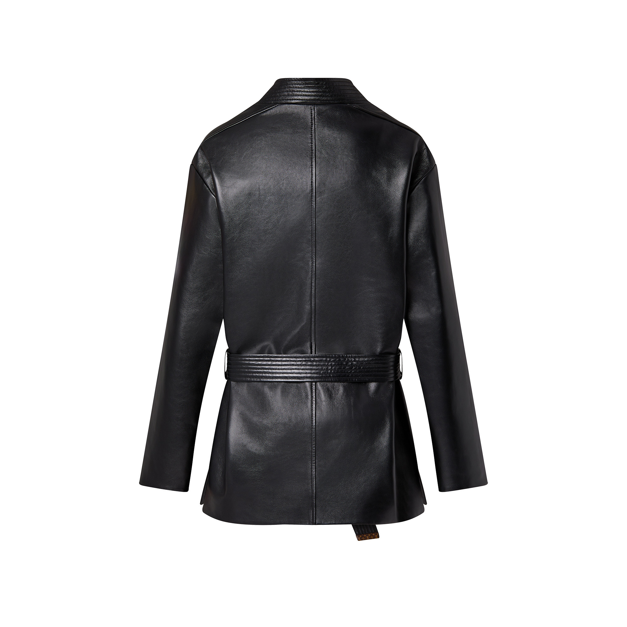LV x YK Leather Wrap Jacket - 3