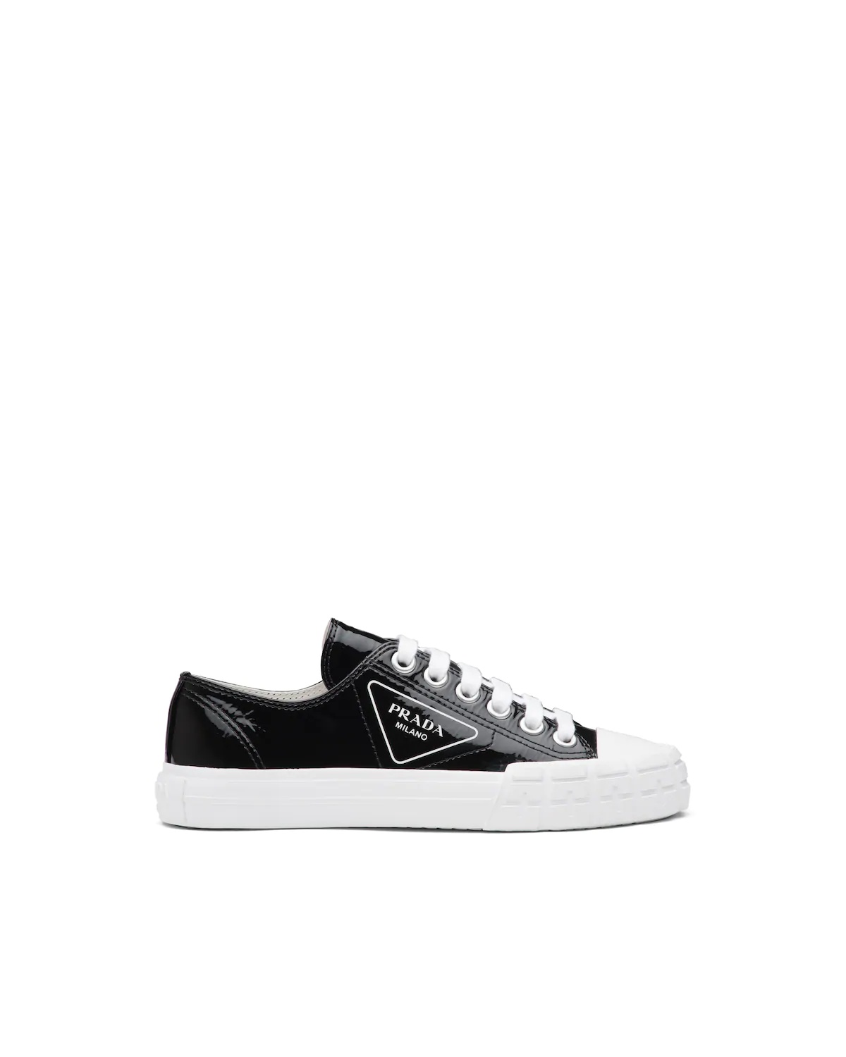 Wheel patent leather sneakers with vulcanized rubber sole - 2