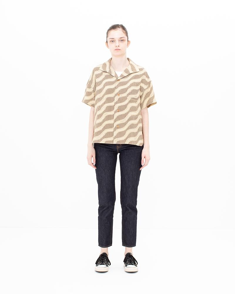 JULIE O.C. SHIRT S/S W BROWN - 3