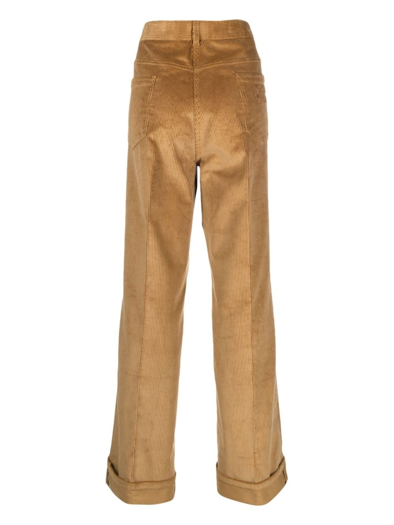 Miu Miu Velluto Coste chino trousers outlook