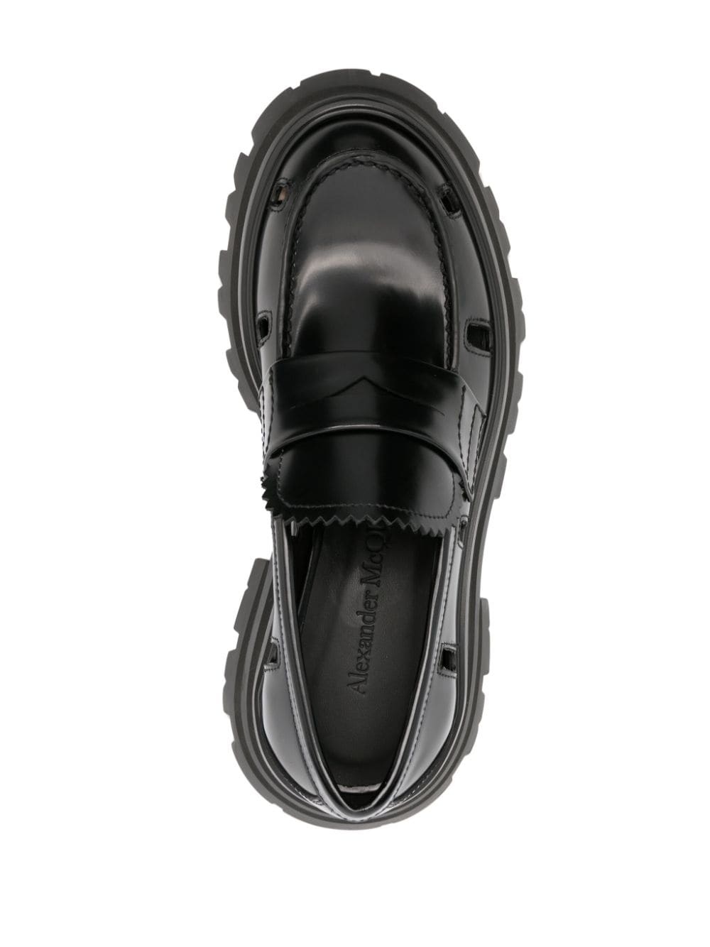 Wander chunky leather loafers - 4