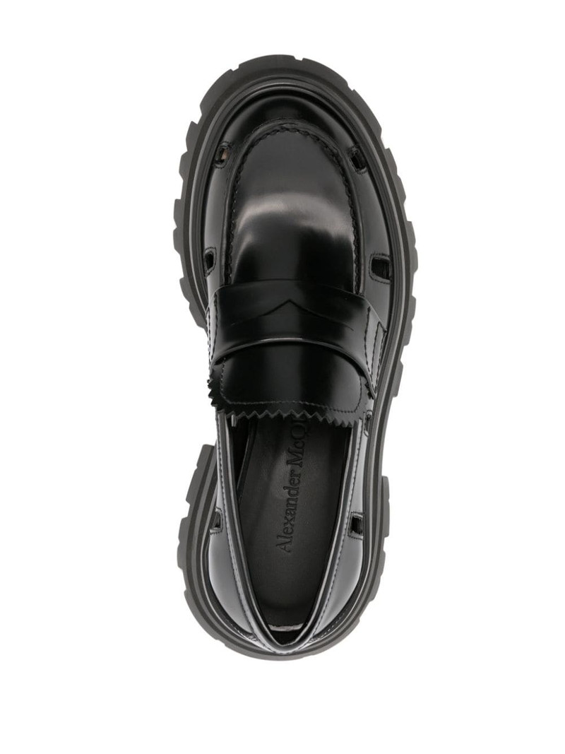 Wander chunky leather loafers 4