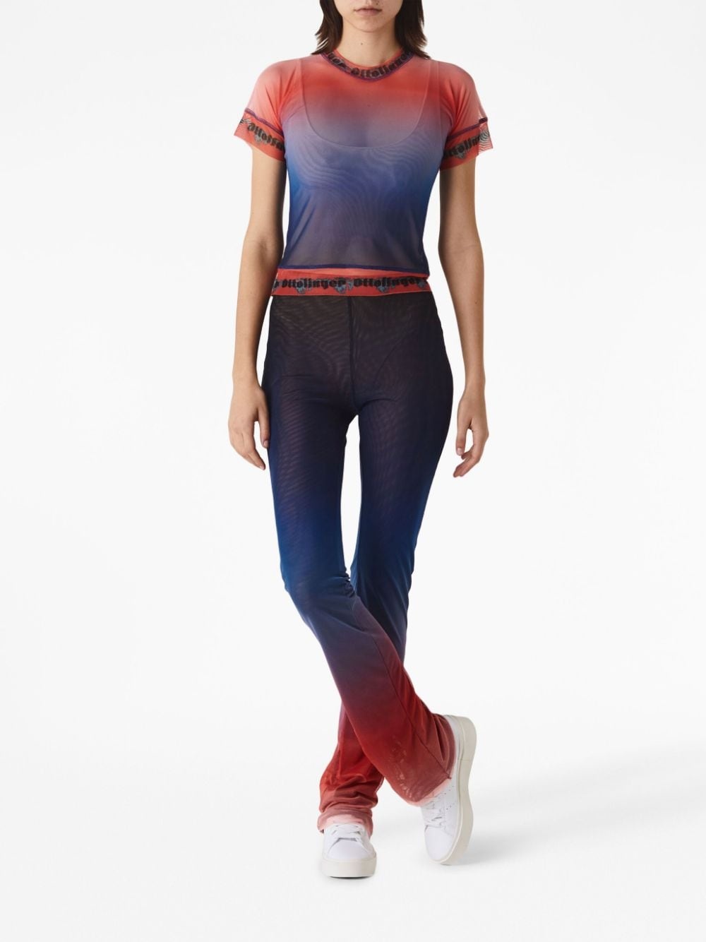 gradient-effect stretch-design leggings - 2