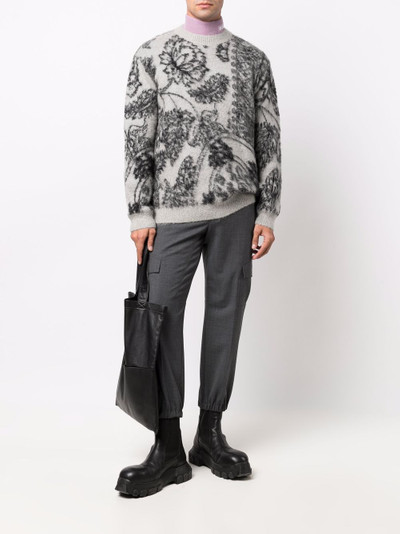 MSGM paisley print jumper outlook