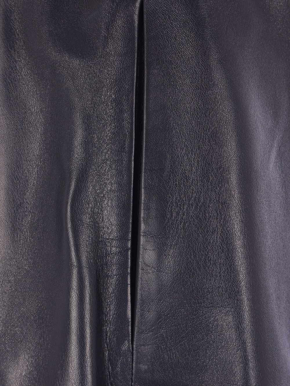 leather wide-leg trousers - 3