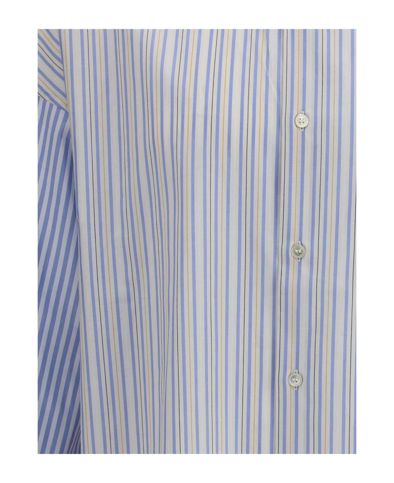 Oversized Striped Shirt - 3