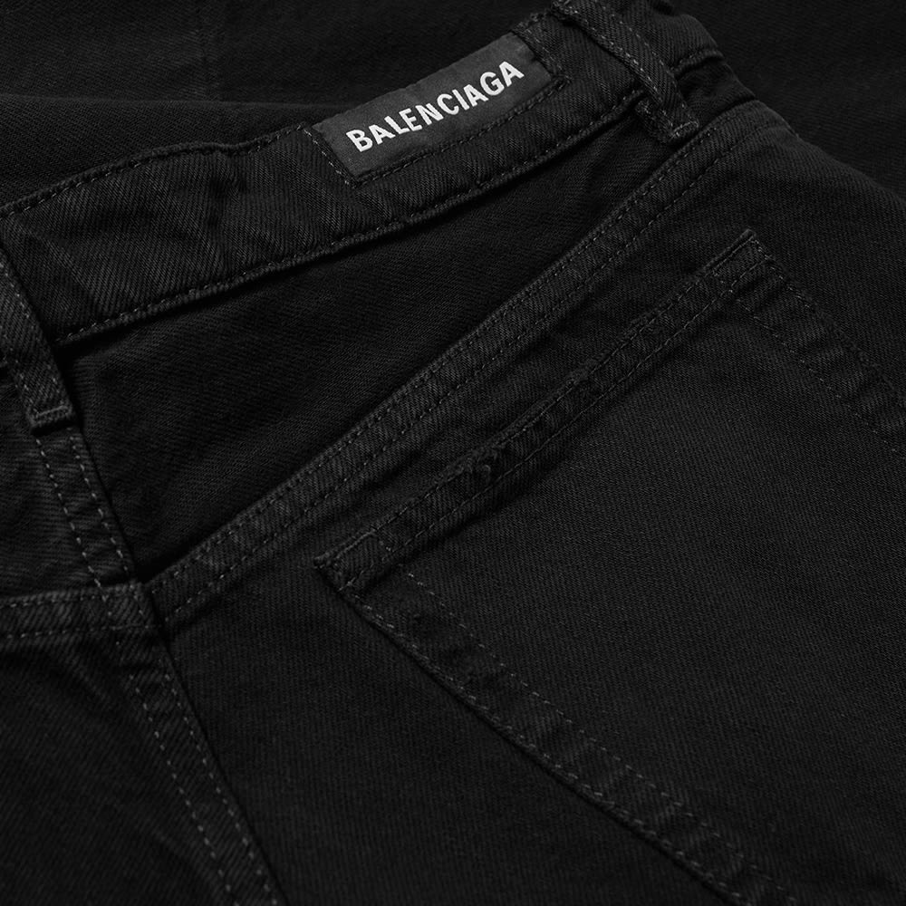 Balenciaga Slim Cropped Washed Jean - 3