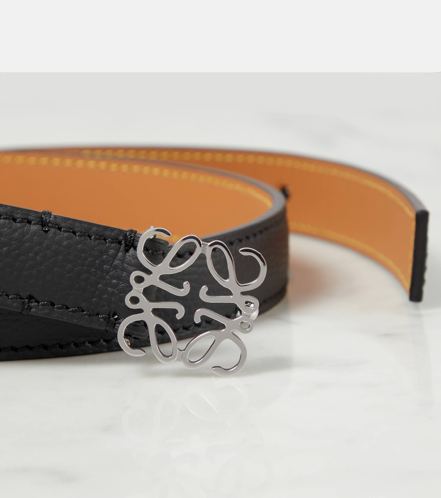 Anagram leather belt - 3