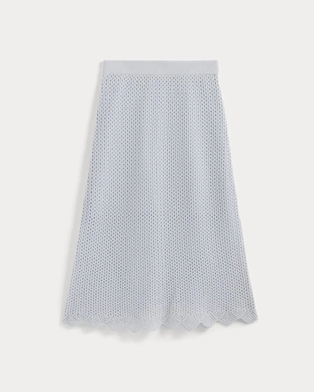LACE-KNIT MIDI SKIRT - 1