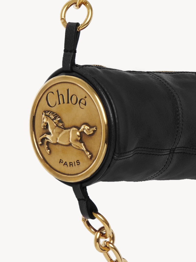 CHÂTEAU TREASURES SHOULDER BAG IN GRAINED LEATHER 6