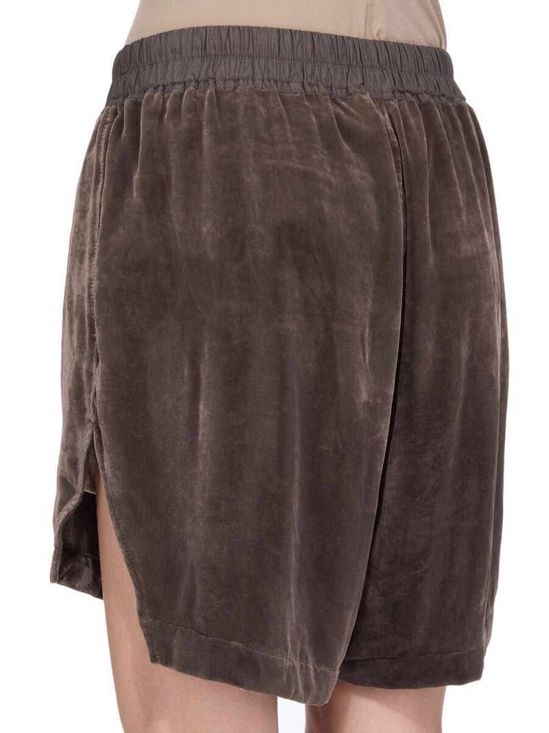 Gray Concordians Velvet Boxer Shorts 5