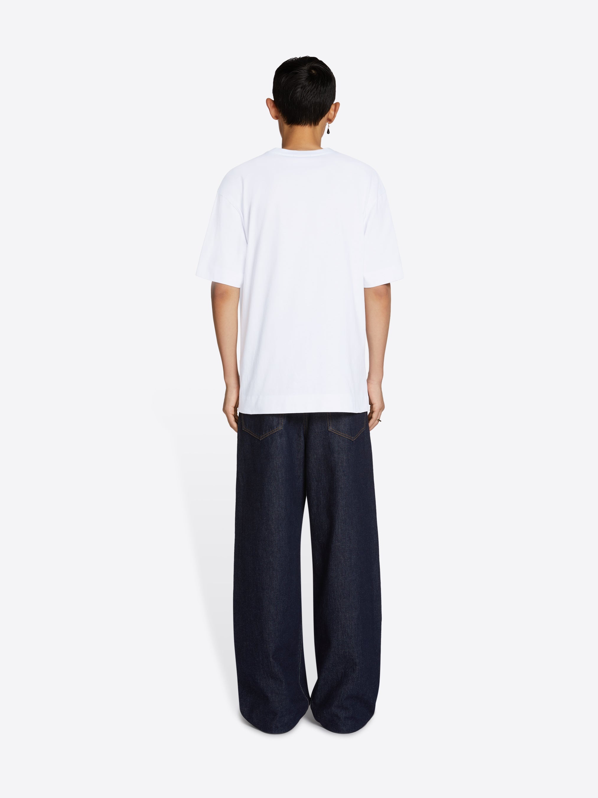 BOXY COTTON TEE - 4