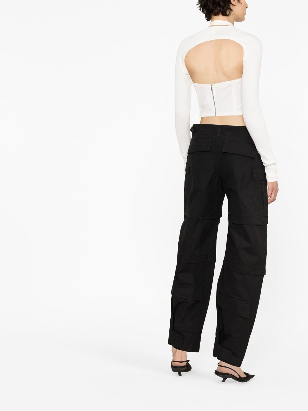 cotton cargo pants - 4