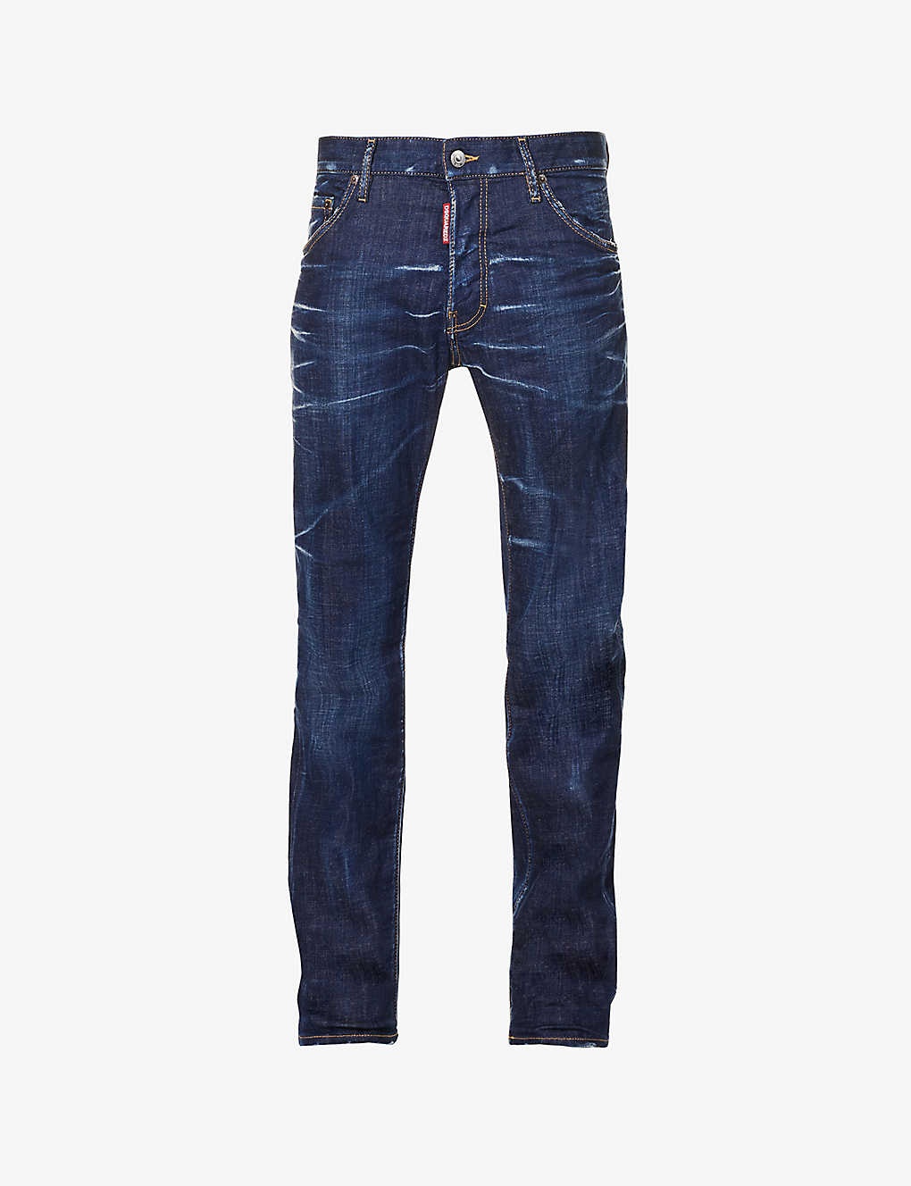 Cool Guy slim-fit tapered-leg stretch-denim jeans - 1