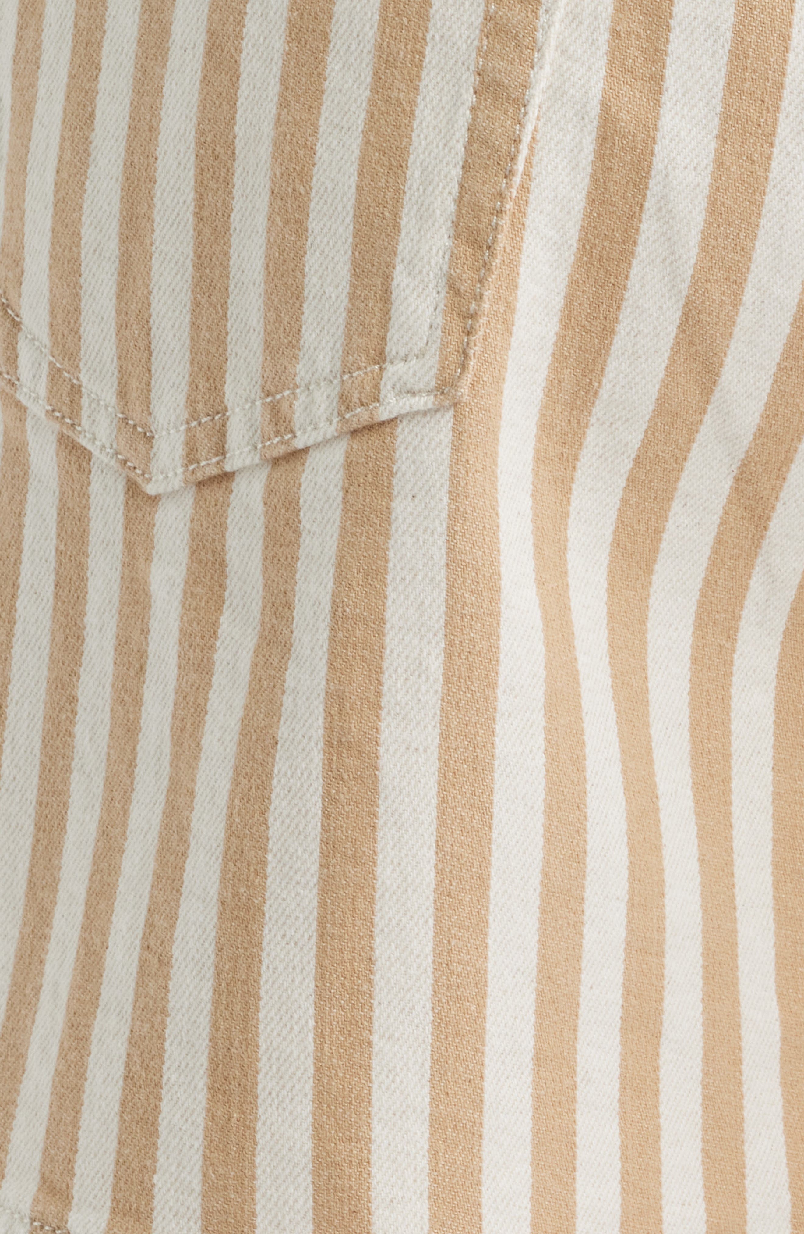 rag & bone Kaia Stripe Shorts in Tan Stripe at Nordstrom - 6