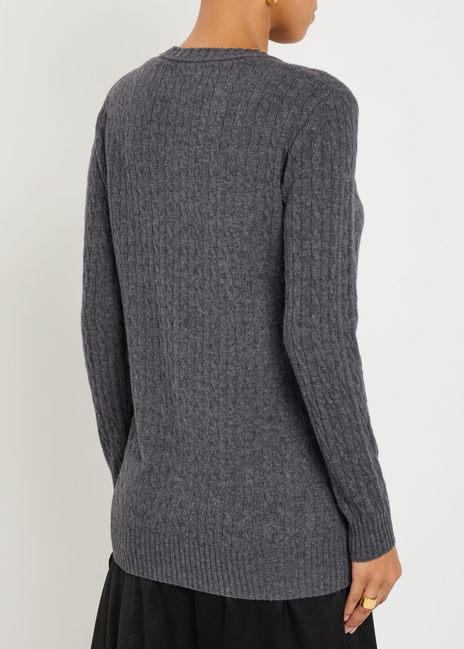 Lisa Yang Inda Cable-knit Cashmere Cardigan - 3