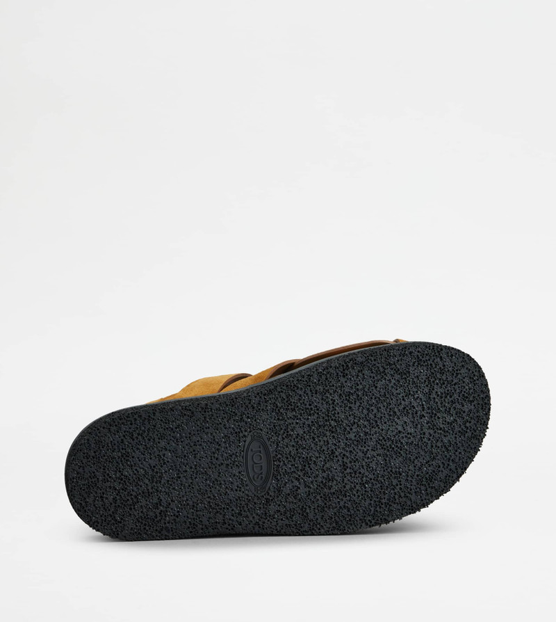 T TIMELESS SANDALS IN SUEDE - BROWN 3