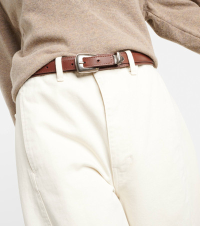 Lemaire Leather belt outlook