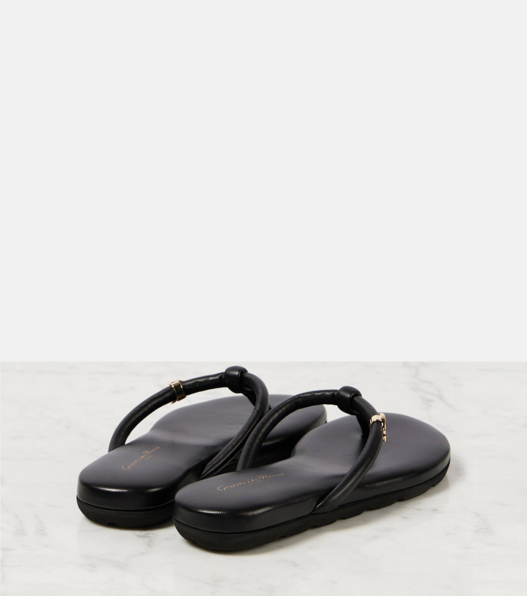 Juno leather thong sandals - 2