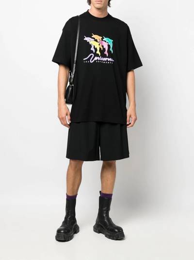 VETEMENTS logo print T-shirt outlook