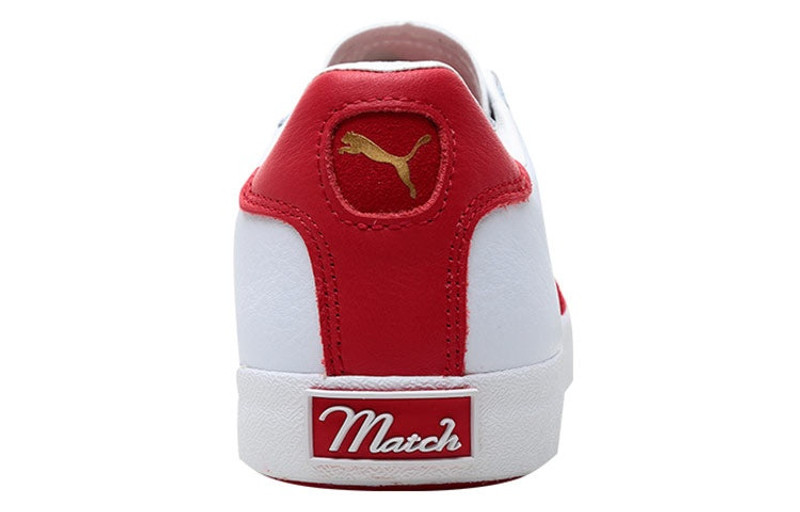 PUMA Match Vulc Shoes Red/White 356165-18 4