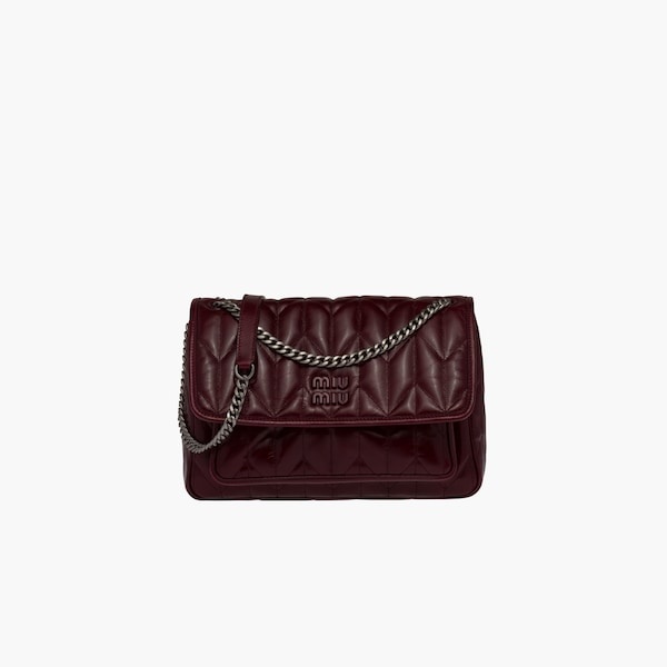 Shiny leather shoulder bag - 3