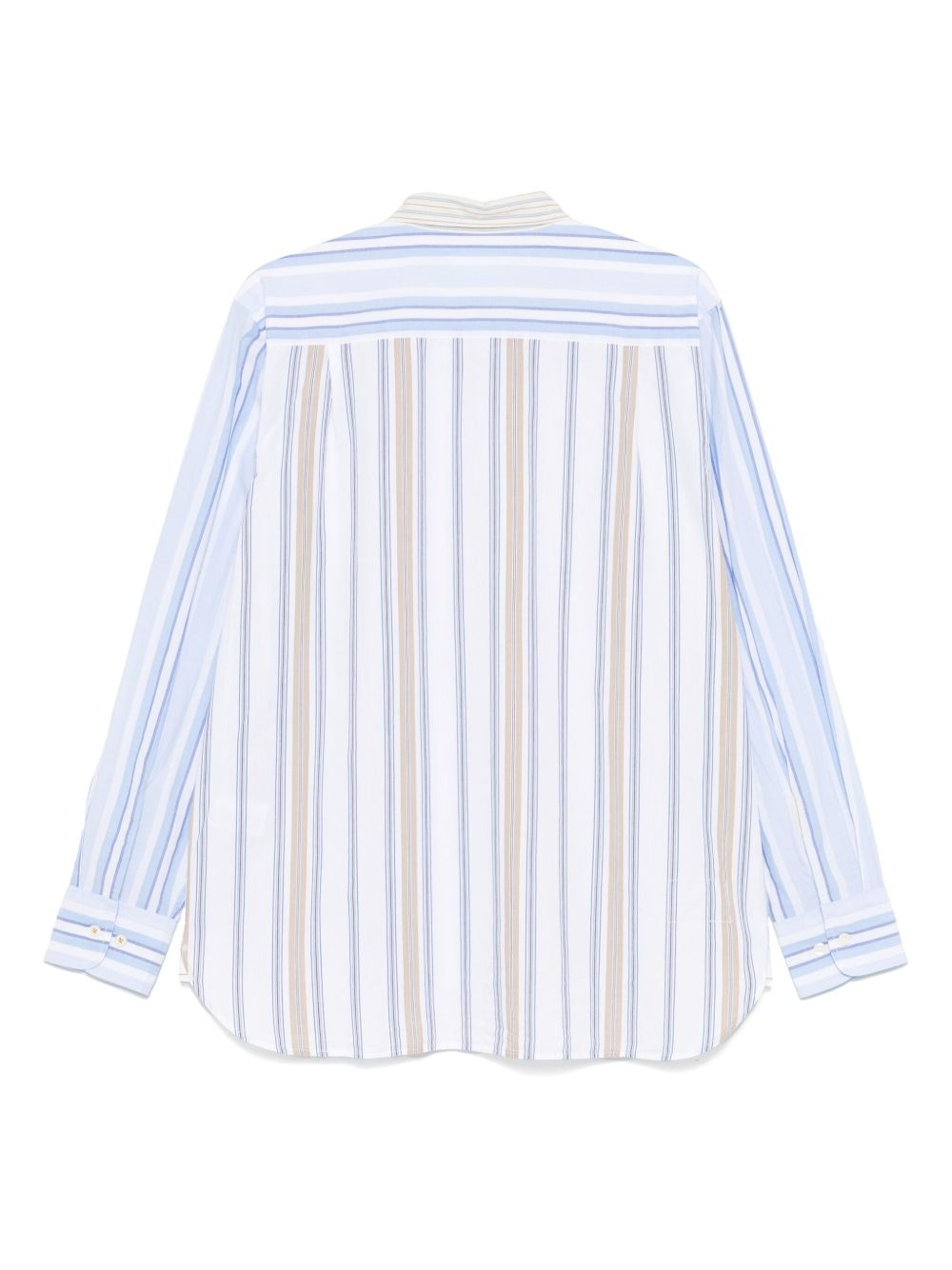 mixed-stripes shirt - 2