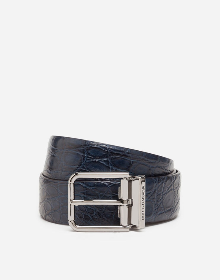 Crocodile nappa belt - 1