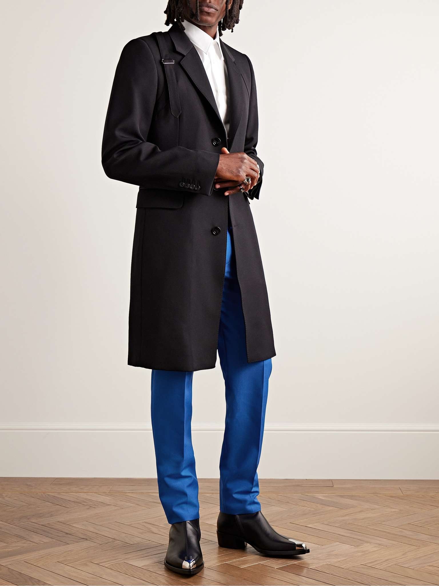 Alexander McQueen Slim-Fit Wool and Mohair-Blend Suit Trousers | mrporter |  REVERSIBLE