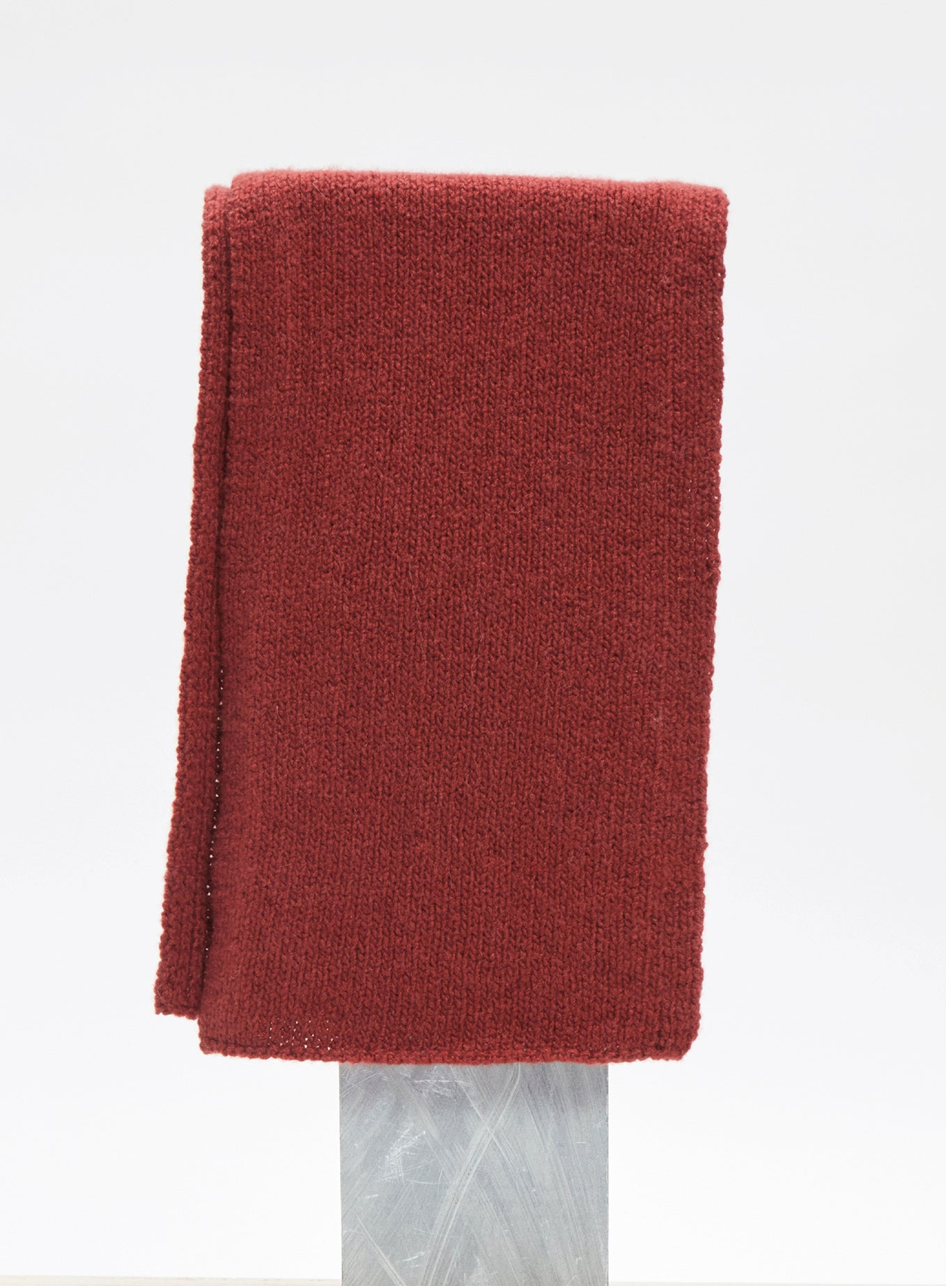 Tulsi Knit Scarf in Burnt Sienna Cashmere - 4