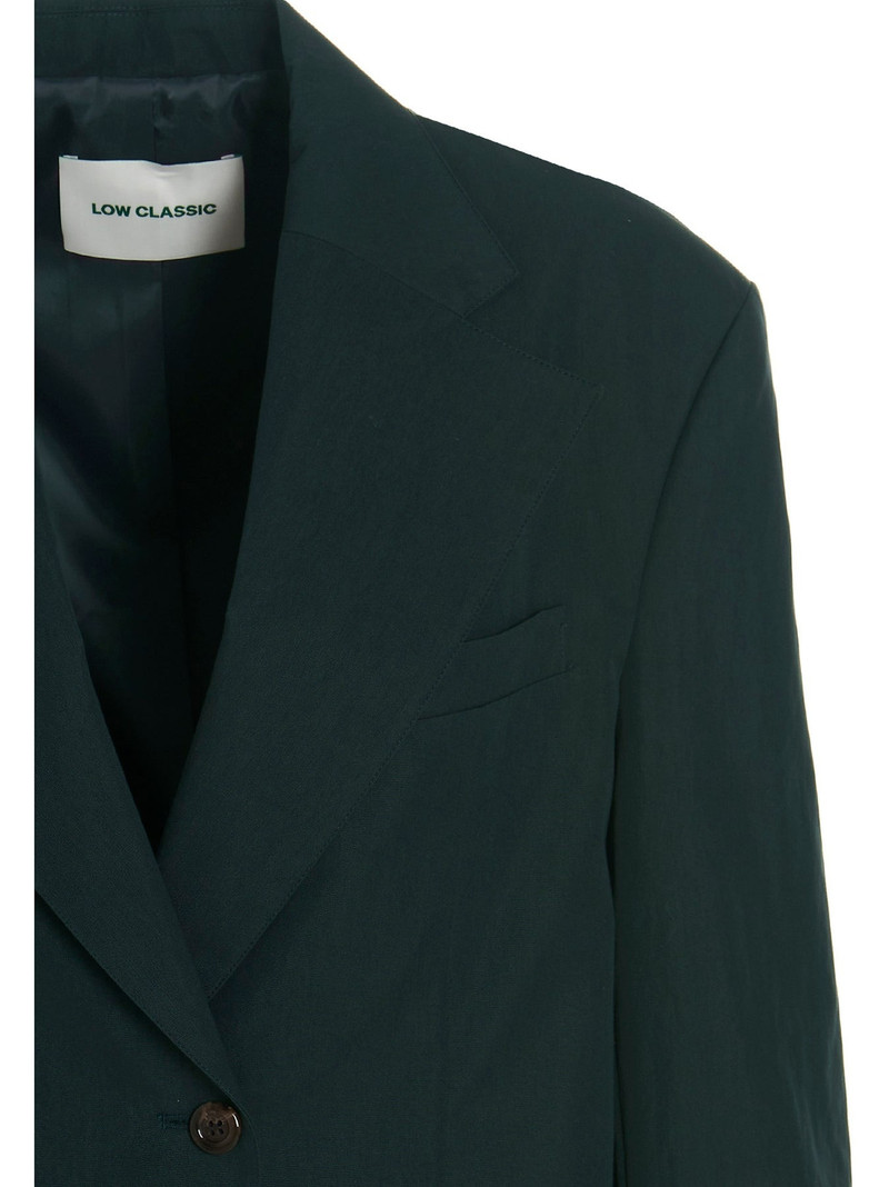 Single-Breasted Blazer Jacket Jackets Blue 3