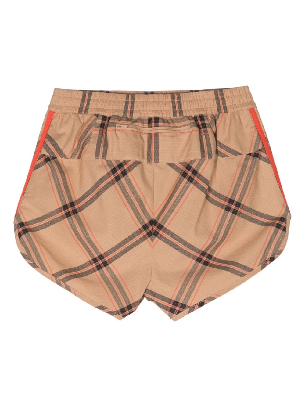 x Wales Bonner checked track shorts - 2