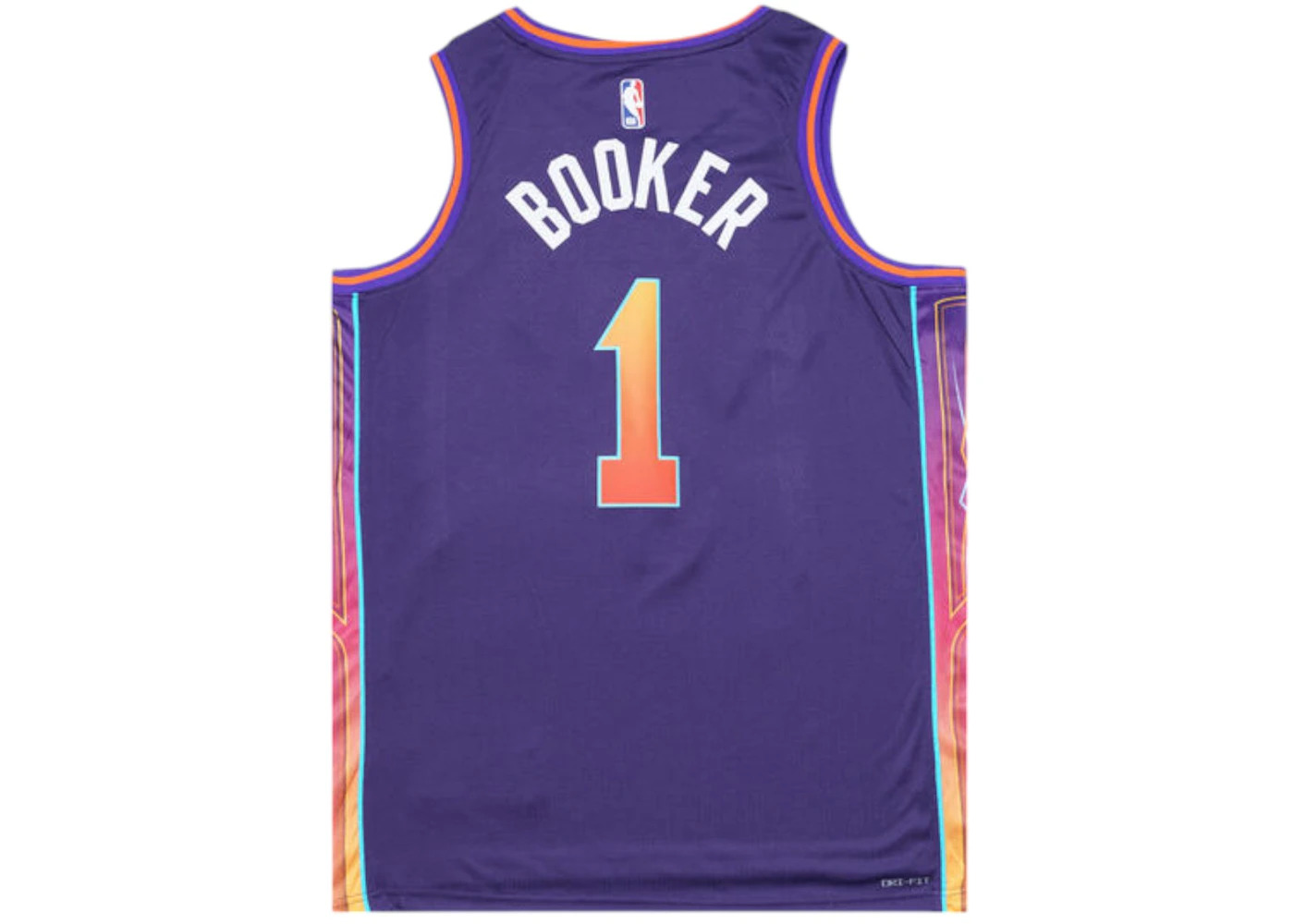 Nike NBA Phoenix Suns Devin Booker City Edition Jersey Purple - 2